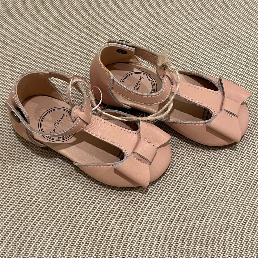 SweetHoney Pink Bow Mary Janes NWT
